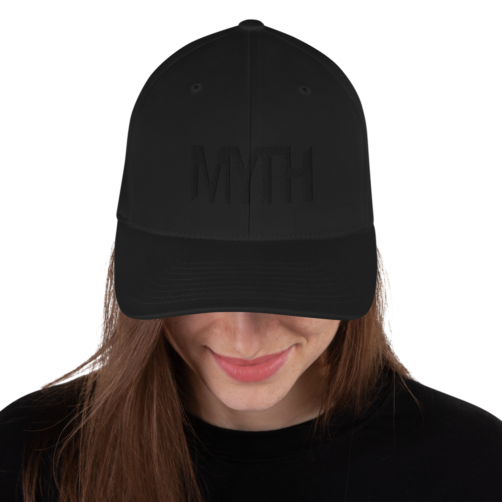 MYTH Blacked Out Structured Twill Cap