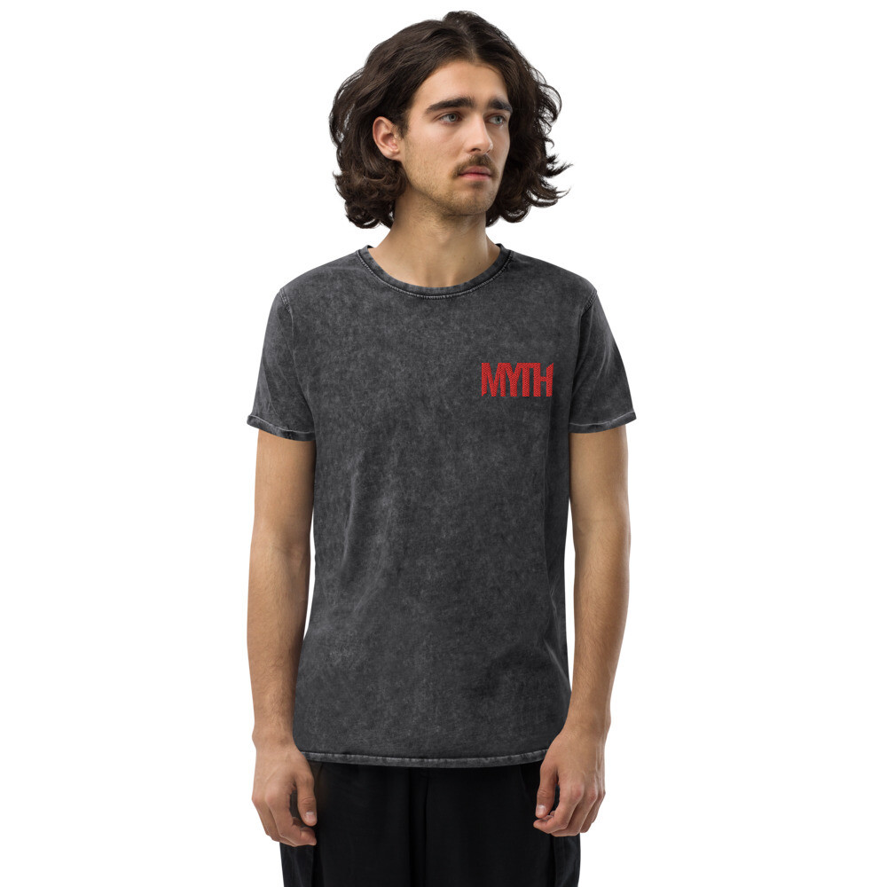 MYTH Red Denim T-Shirt