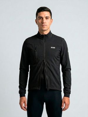 Cortaviento Negro Hombre