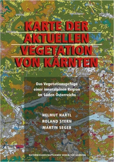 Karte der aktuellen Vegetation von Kärnten
