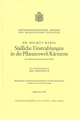 Südliche Einstrahlungen in die Pflanzenwelt Kärntens
