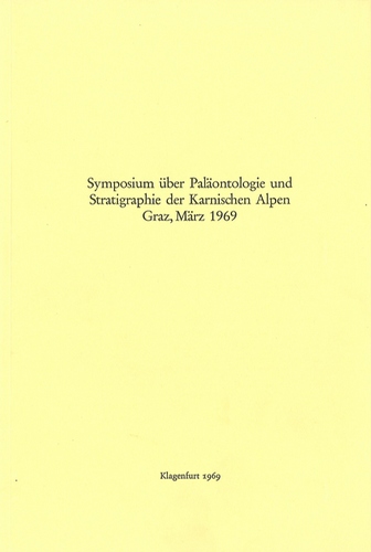 Symposium über Paläontologie und Stratigraphie der Karnischen Alpen