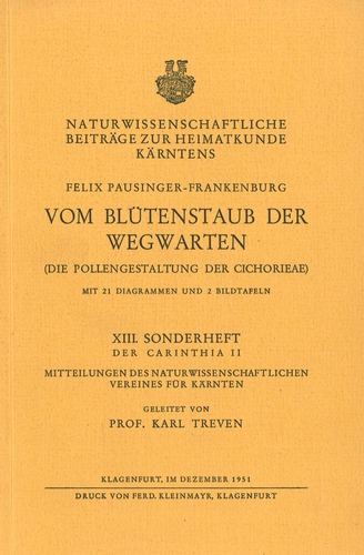 Vom Blütenstaub der Wegwarten