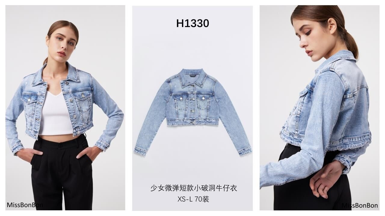 Giubbino jeans corto