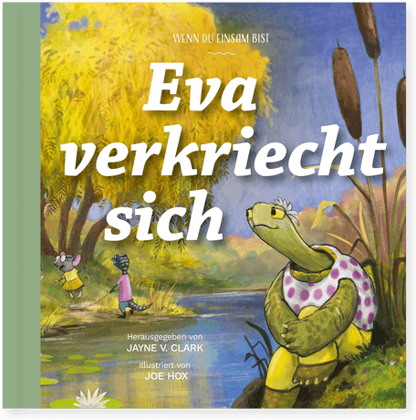 Eva verkriecht sich