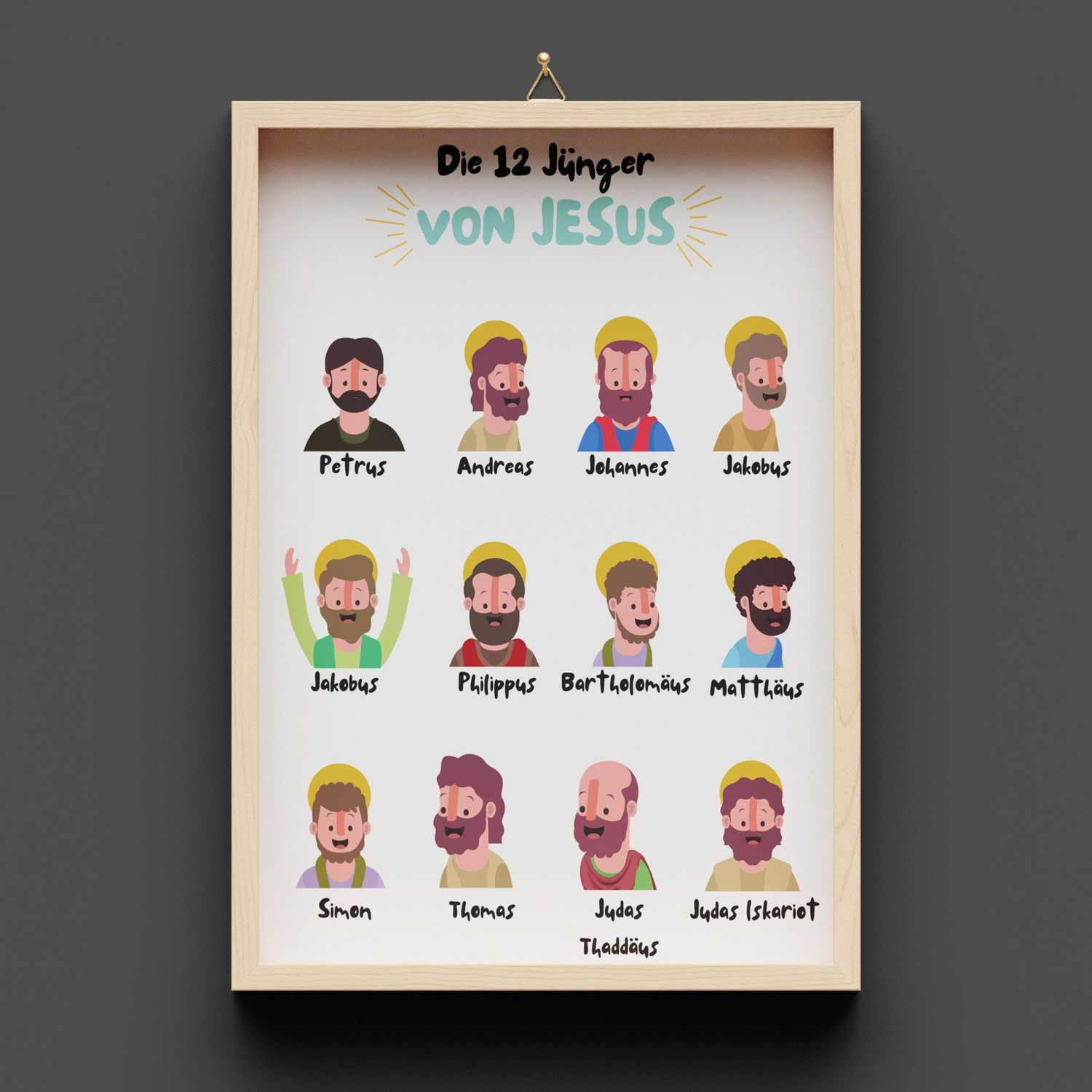 Die 12 Jünger von Jesus, A4