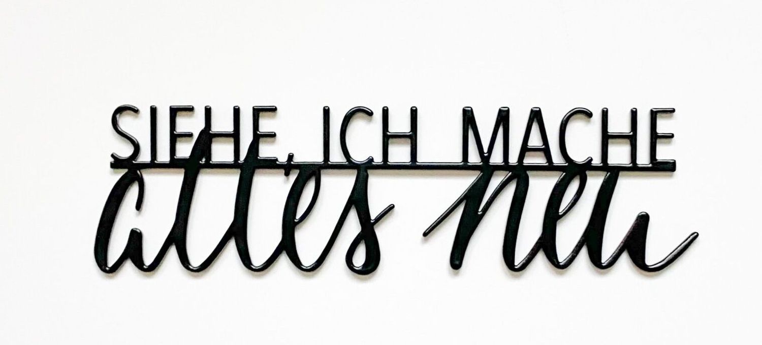 Siehe, ich mache alles neu_mit Aufsteller