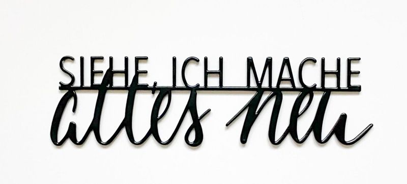 Siehe, ich mache alles neu_mit Aufsteller