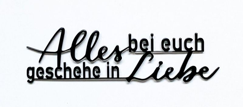 Alles bei euch geschehe in Liebe_mit Aufsteller