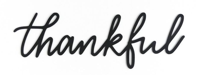 Thankful, klein