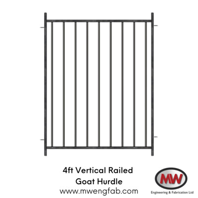 Vertical Railed Goat Hurdle