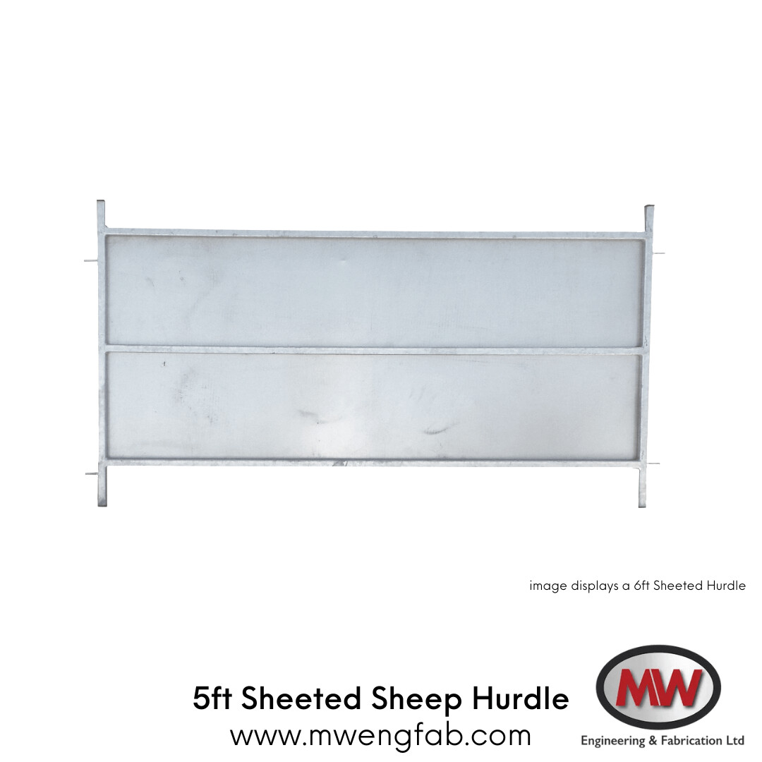 5ft Sheeted Sheep Hurdle