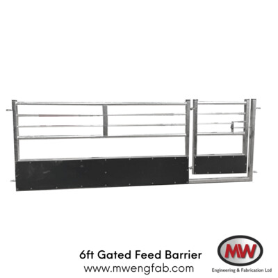 6ft Gated Feed Barrier