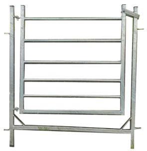 Sheep pass gates in galvanised steel