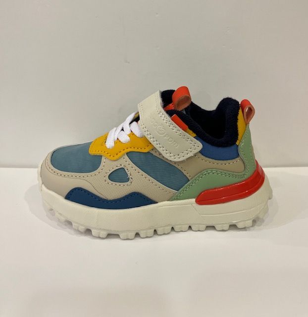 Joggy Scratch Bleu/Beige Shoo Pom