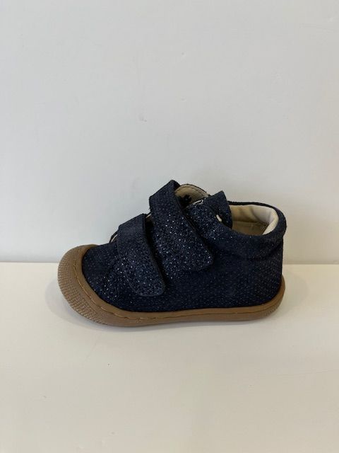 Cocoon Velcro Bleu Paillette Naturino