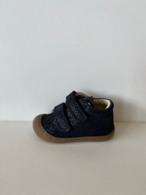 Cocoon Velcro Bleu Paillette Naturino
