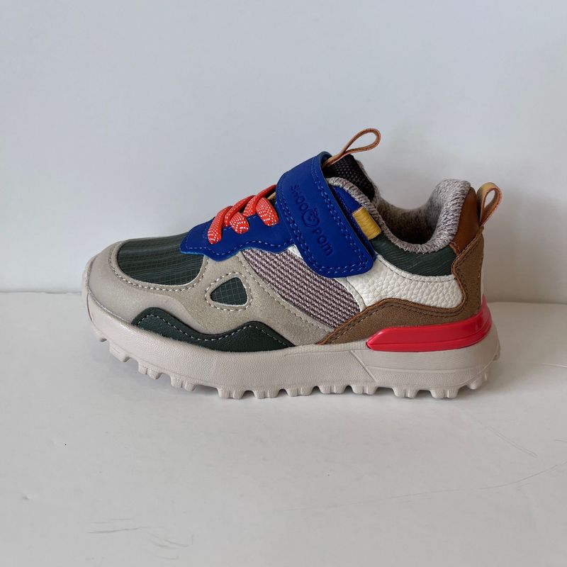 Joggy Scratch Kaki/Beige Shoo Pom