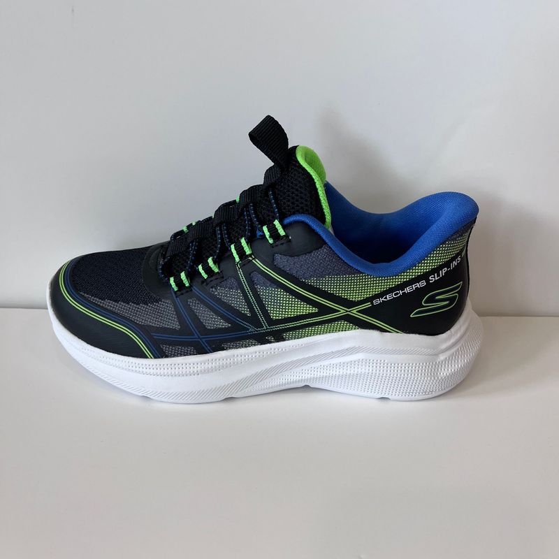 404220L  Noir/Vert Skechers