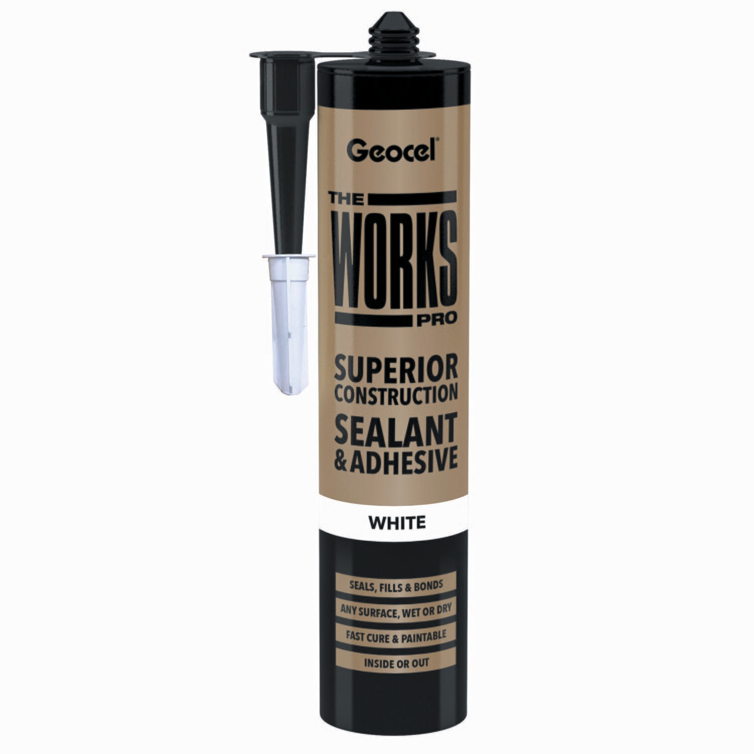 GEOCEL theWORKS polimero hibrido MS en blanco