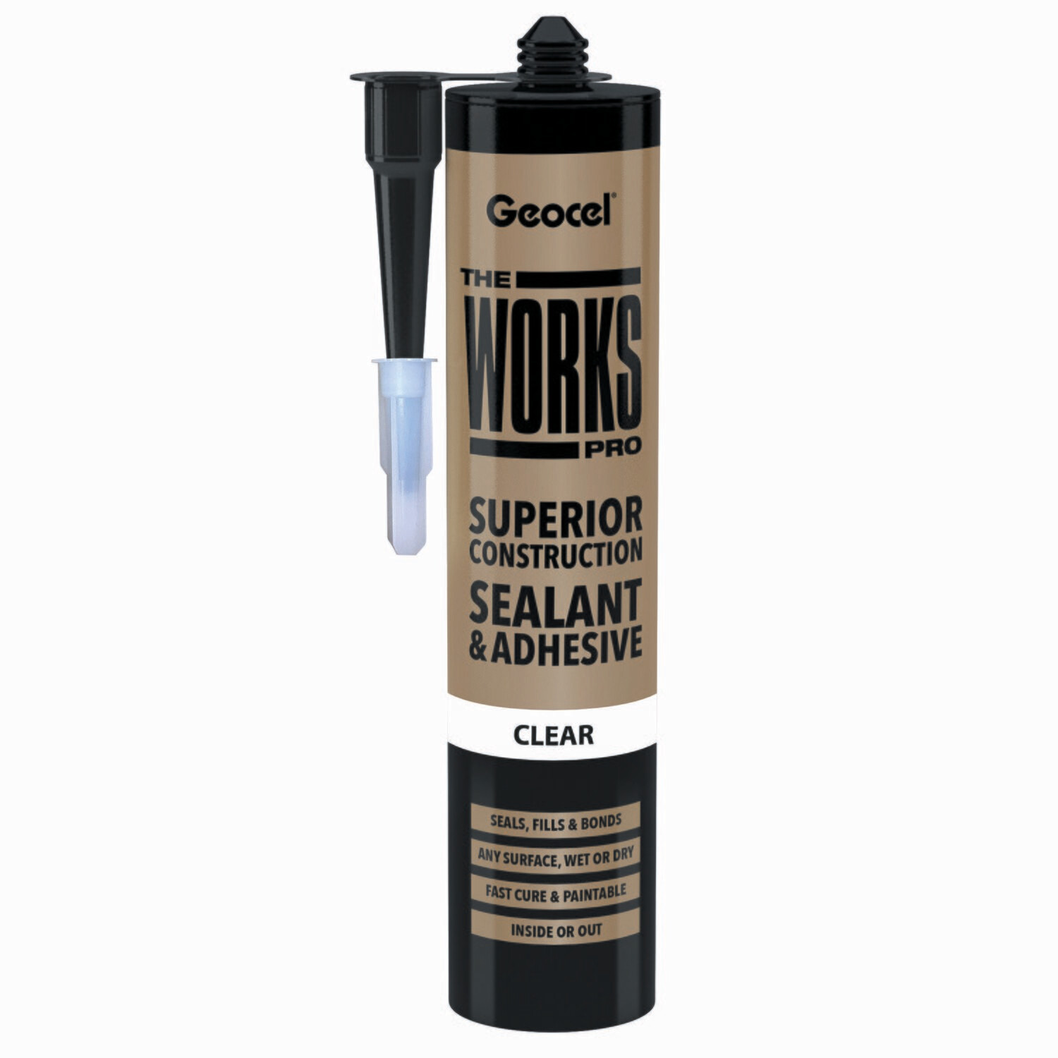 GEOCEL theWORKS polimero hibrido MS en transparente