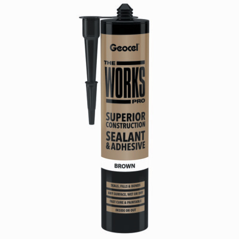 GEOCEL theWORKS polimero hibrido MS en marron