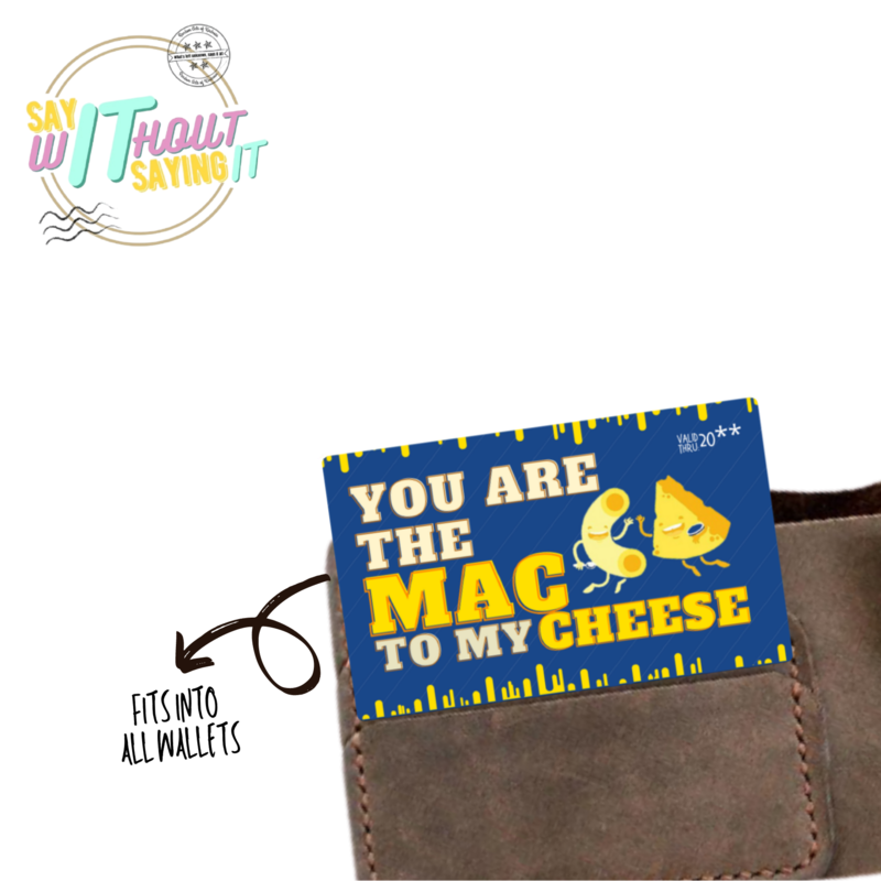 Mac and Cheese Wallet Card