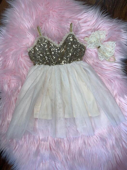 Cara Glitter Dress