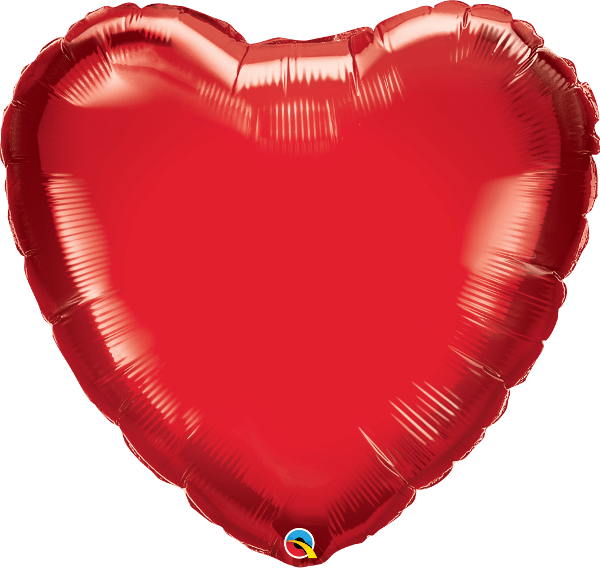 Folienballons 45 cm Herz in rot Folienballons 45 cm Herz in rot