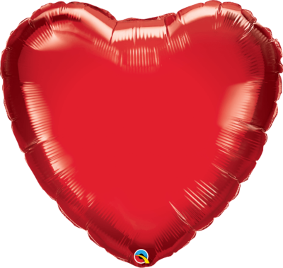 Folienballons 45 cm Herz in rot Folienballons 45 cm Herz in rot
