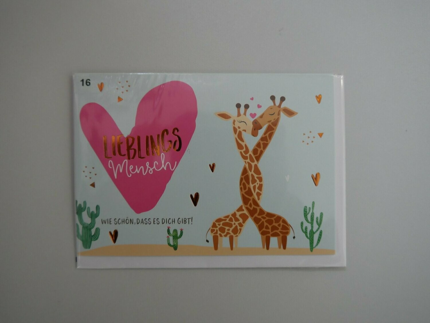 Lieblingsmensch - Giraffen schön, dass es dich gibt