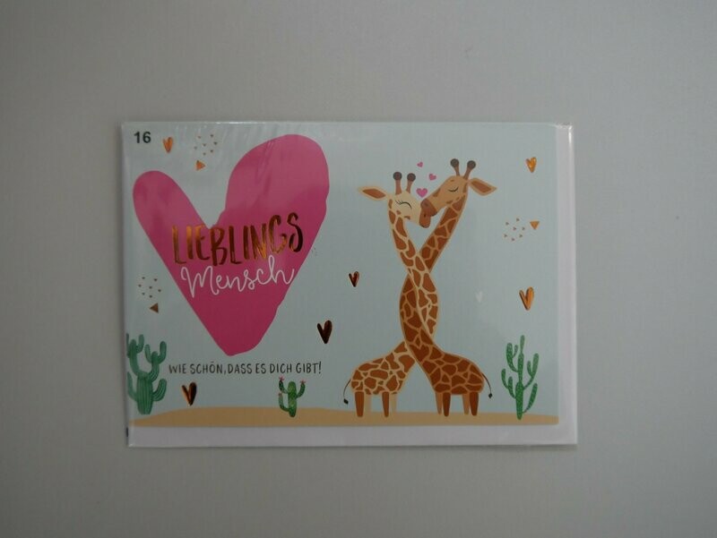 Lieblingsmensch - Giraffen schön, dass es dich gibt Lieblingsmensch - Giraffen schön, dass es dich gibt