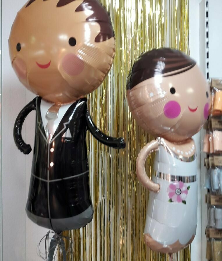 Paar mit Helium gefüllt - 2 Stück