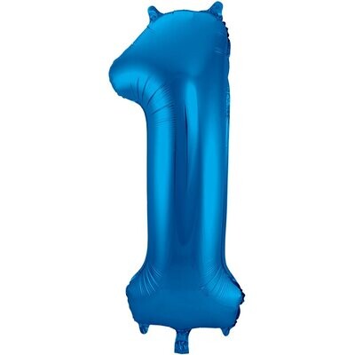 Ballon Zahl 86 cm Dunkelblau Ballon Zahl 86 cm Dunkelblau