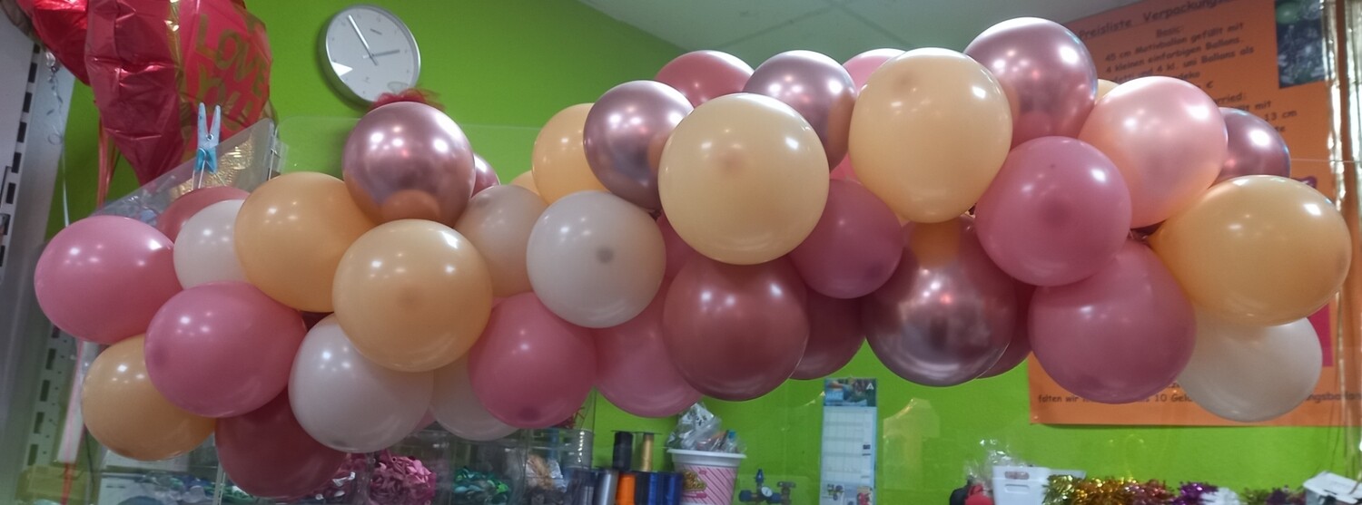 Organic Girlande aus Miniballons