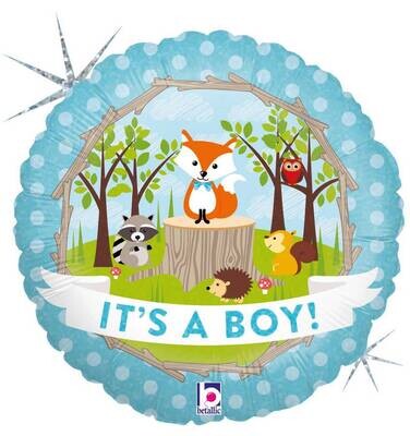 Folienballon 45 cm It´s a Boy Waldtiere Folienballon 45 cm It´s a Boy Waldtiere