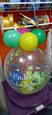 Endlich Schulkind Geschenkballon - wieder eingetroffen