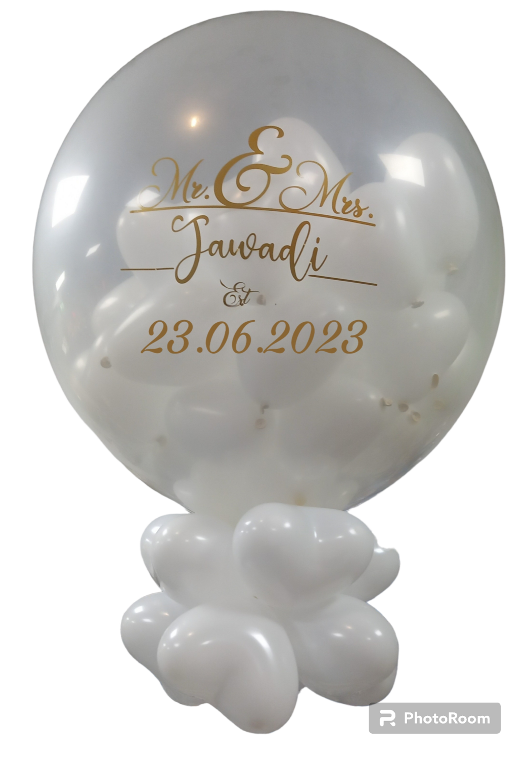 Mr. & Mrs. Est. Ballonfeuerwerk 60 cm