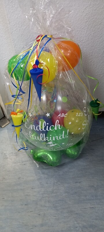 Endlich Schulkind Geschenkballon -  2024