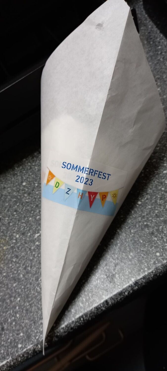 Papiertüten Spitz  weiß 125 g