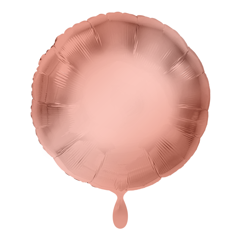 Folienballons 45 cm RUND in Goldrose Sonderpreis Folienballons 45 cm RUND in Goldrose Sonderpreis