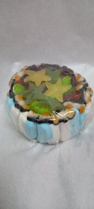 Kleine Torte aus Marshmellows und Weigummi Kleine Torte aus Marshmellows und Weigummi
