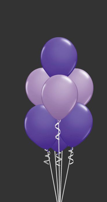 Ballonbouquet: 7 Latexballons am Gewicht Ballonbouquet: 7 Latexballons am Gewicht