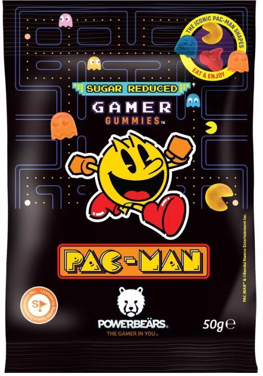 PACMAN-Gummis 50 g oder 125 g im Frischebeutel - Halal mit Gelatine vom Rind PACMAN-Gummis 50 g oder 125 g im Frischebeutel - Halal mit Gelatine vom Rind