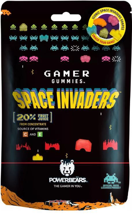 Space Invaders Gummis 50 g oder 125 g im Frischebeutel - Halal mit Gelatine vom Rind Space Invaders Gummis 50 g oder 125 g im Frischebeutel - Halal mit Gelatine vom Rind