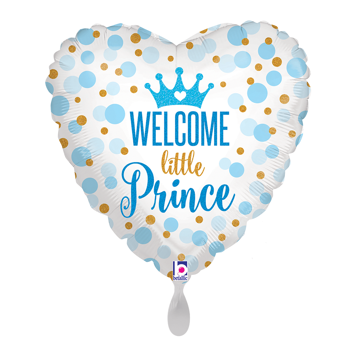 Glitter Herz Welcome Littel Prince