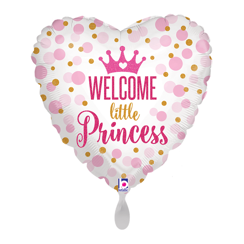 Glitter Herz Welcome Little Princess Glitter Herz Welcome Little Princess