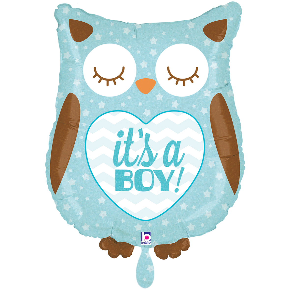 Glitter Ballon 58 cm Ist a Boy Babyeule