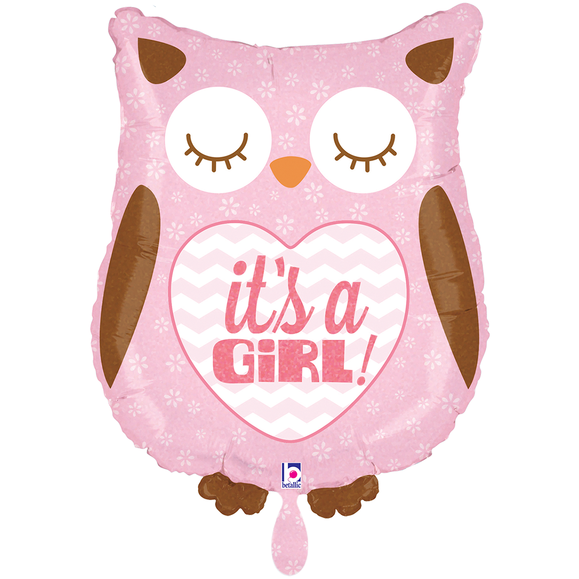 Glitter Ballon 58 cm It´s a Girl Babyeule