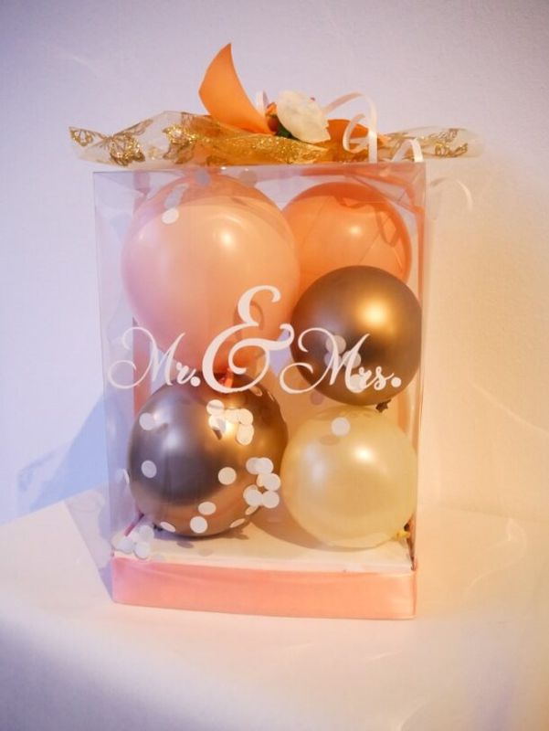 Klarsichtbox zur Hochzeit personalisiert Klarsichtbox zur Hochzeit personalisiert